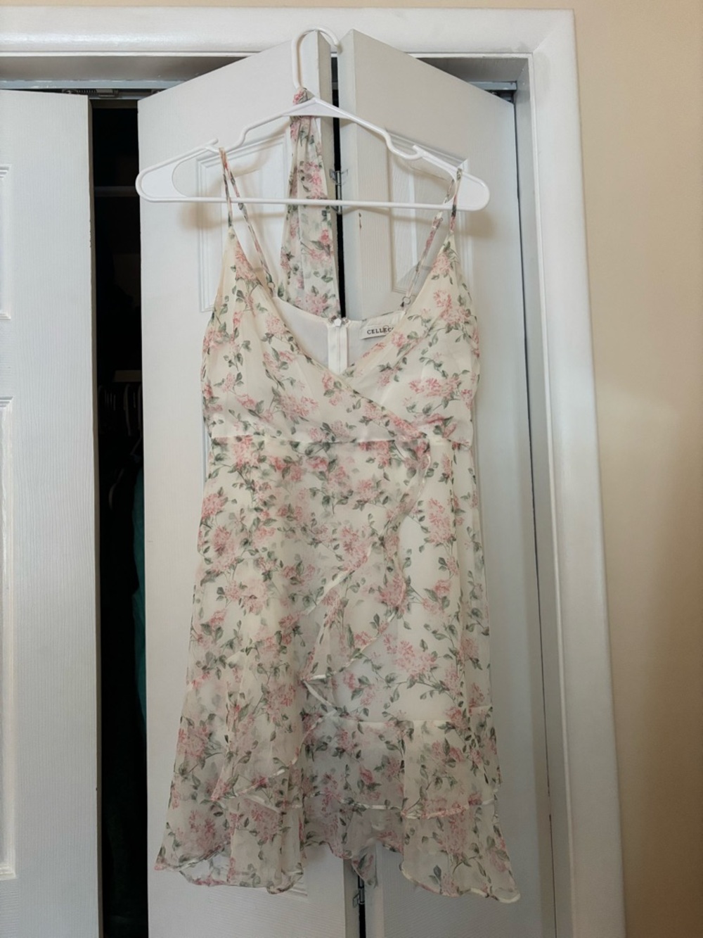Floral Ruffle Mini Dress